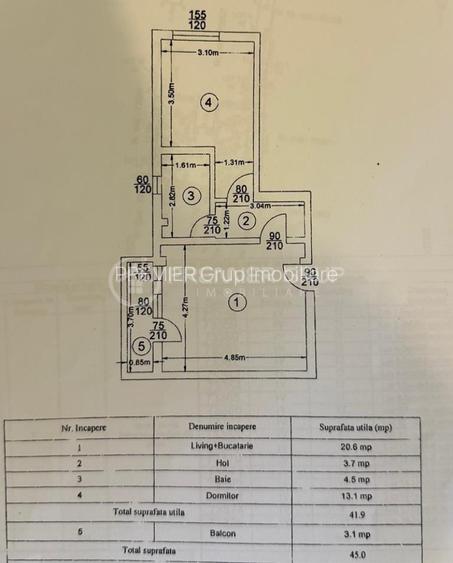 Etaj 1! Apartament 2 camere 45mp, Bucium - Visan, CT, PARCARE - 12