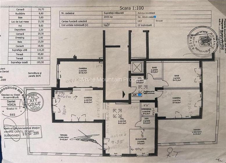Penthouse rar cu 80 mp de terase și priveliște – Avantgarden Brasov
