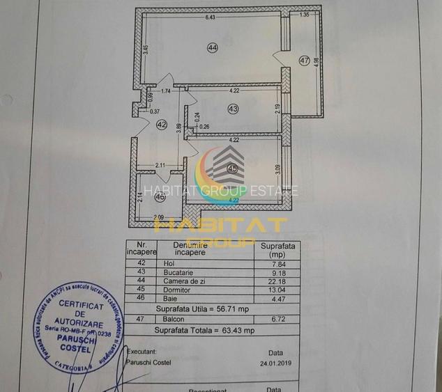 Apartament 2 camere mobilat-Metalurgiei - 19