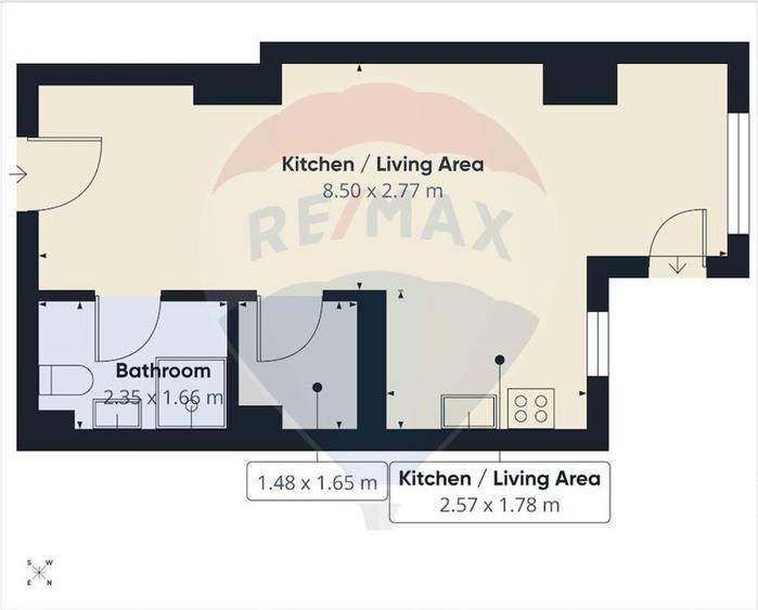 Studio 37 mp | Parcare subterană | Centrală proprie - Piata Alba Iulia