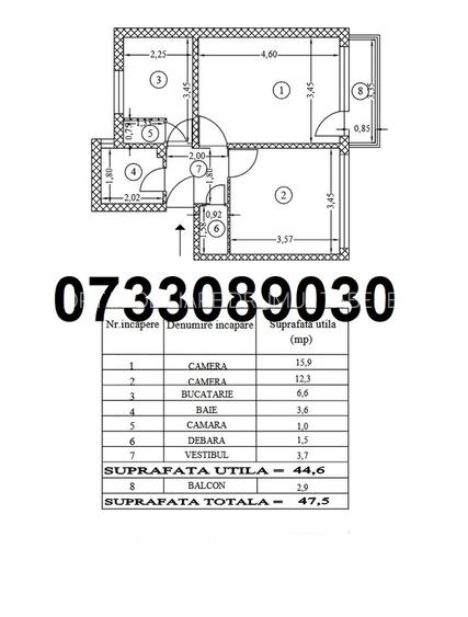 Drumul Taberei 34, apartament cu centrala proprie - 9