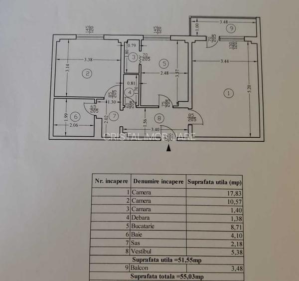 Apartament luminos 2 camere. Zona Tineretului. Cu  Centrala. Loc Parcare. - 7