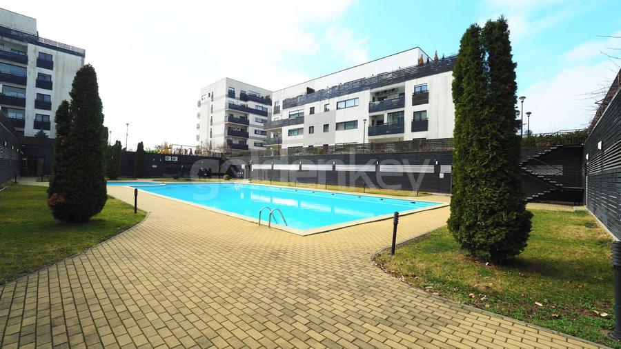 Apartament mobilat cu 3 camere | piscina | sala fitness | 2 parcari