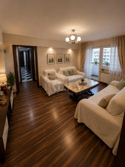 3 camere, Timpuri Noi, an 1984, 70 mp, metrou, renovat, anvelopat
