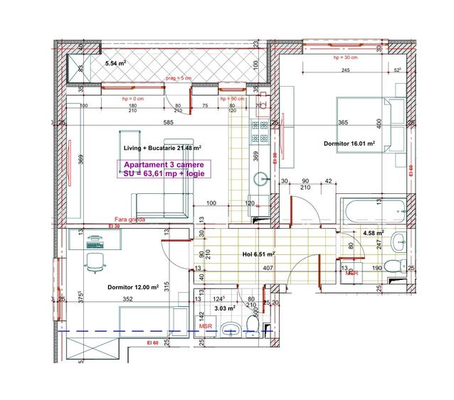 Apartament 3 camere Berceni Aparatorii Patriei