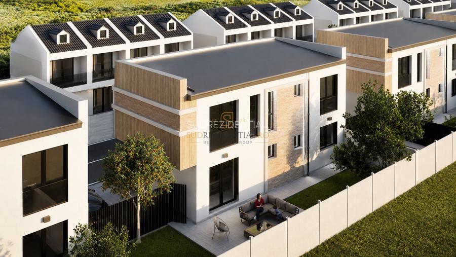 Vila moderna tip duplex, 4 camere, ansamblu privat cu loc de joaca - 3