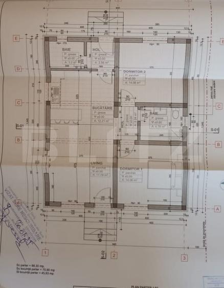 Casa P în Șimnicu de Sus, 3 camere, 71 mp utili, teren 324 mp