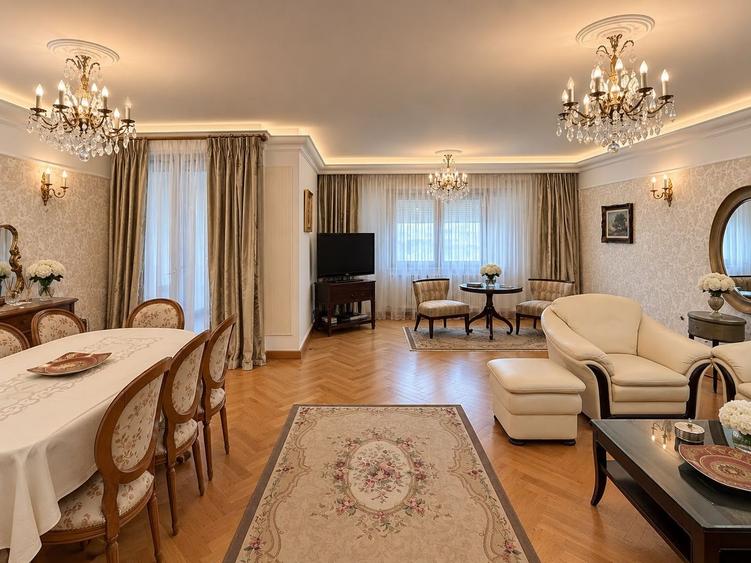 Apartament 4 camere de închiriat | Eleganță clasică | Calea Plevnei