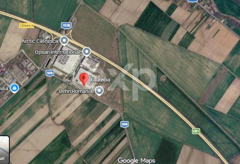 Teren extravilan 154.047 mp | Deschidere A1 Pitești – București | Căteasca