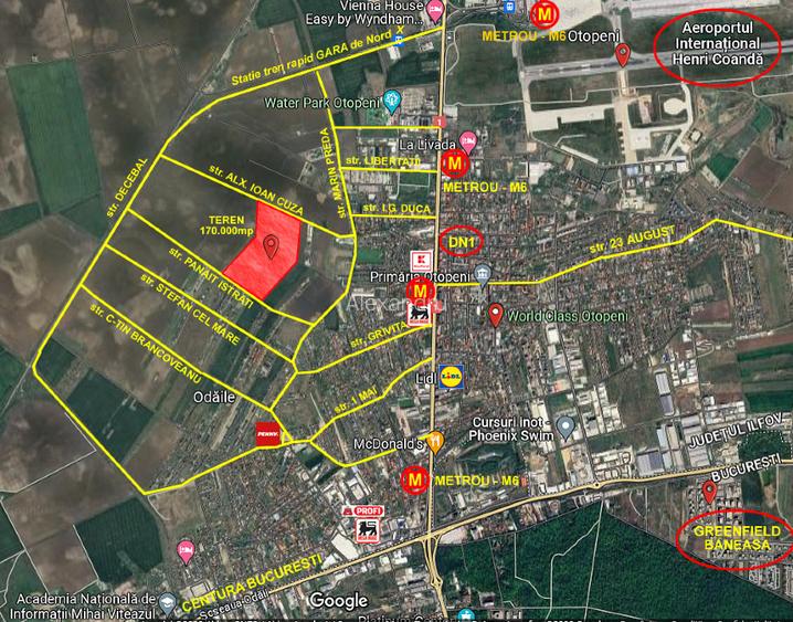 Oportunitate de Investitie in Otopeni - teren  23.000 mp - 6