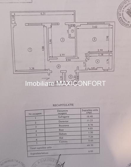Vanzare 2 camere-Imobiliare MAXICONFORT