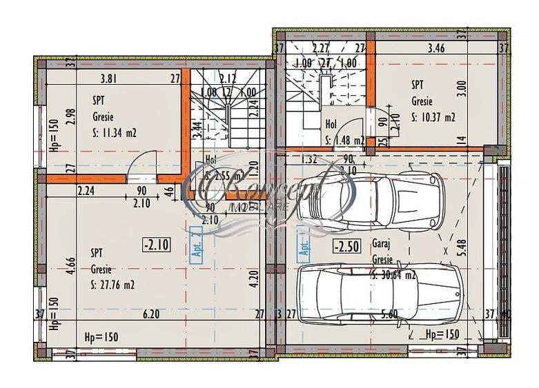 Duplex finalizat, cu garaj in Damnul Rotund - 1