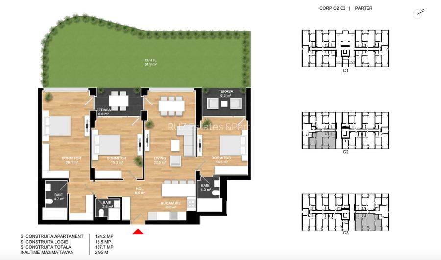 Apartament 4 Camere Pipera | Millo 8 | Modern, gradina & terasa | Investitie - 3