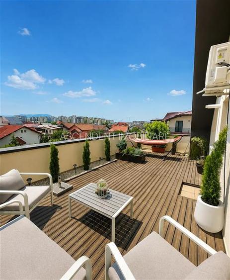 Pet friendly! Penthouse, decomandat, 105 mp, Tractorul, Brasov, - 2