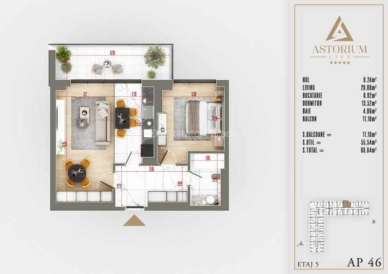 Apartament 2 camere decomandat zona Theodor Pallady | Comision 0% - 3