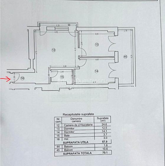 Apartament cu 3 camere,70 mp,etaj 2 in Sun Lake Residence Comision 0% - 29