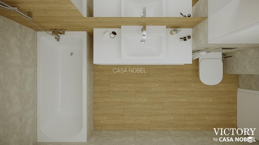 Apartament cu 2 camere și terasă mare în clădirea V3 - 6