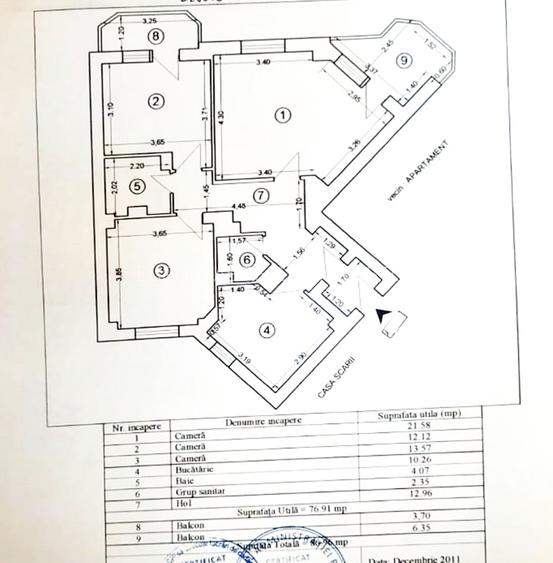 Apartament 3 camere decomandat - zona Trocadero - 210.000 euro (Cod E13) - 8