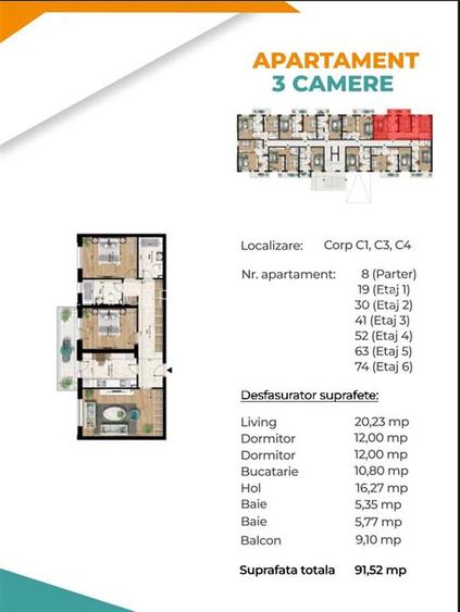 3 Minute Metrou Berceni - Studio - 77.000eur - 5