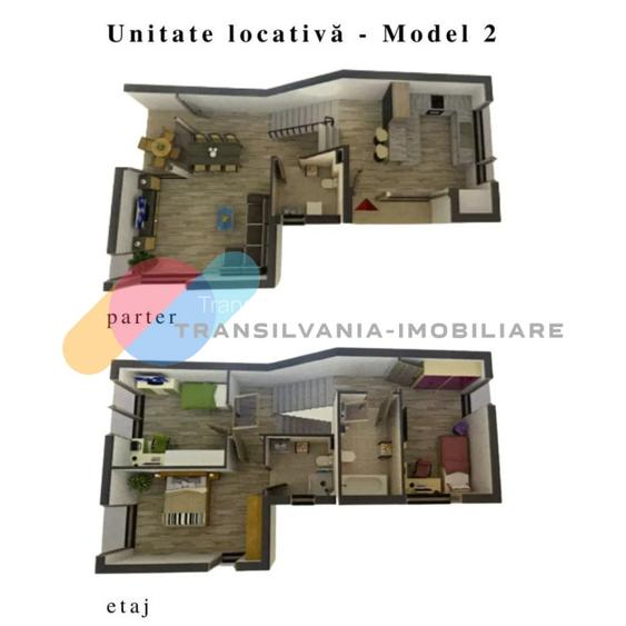 Casa Cuplata 120 Mp cu View Deosebit in Dezmir  - 5