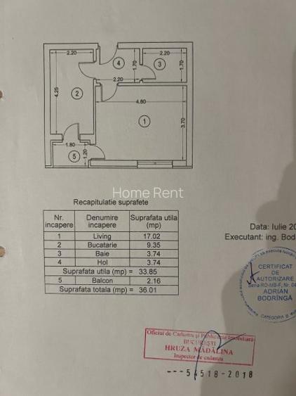 Garsoniiera de vanzare Plaza Residence faza 1 - 6