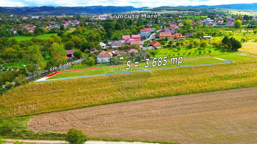 Teren 3,685mp Somcuta Mare / Strada Mocirii - 2
