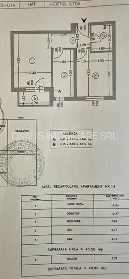 Apartament 2 camere,mobilat si utilat!!! - 7