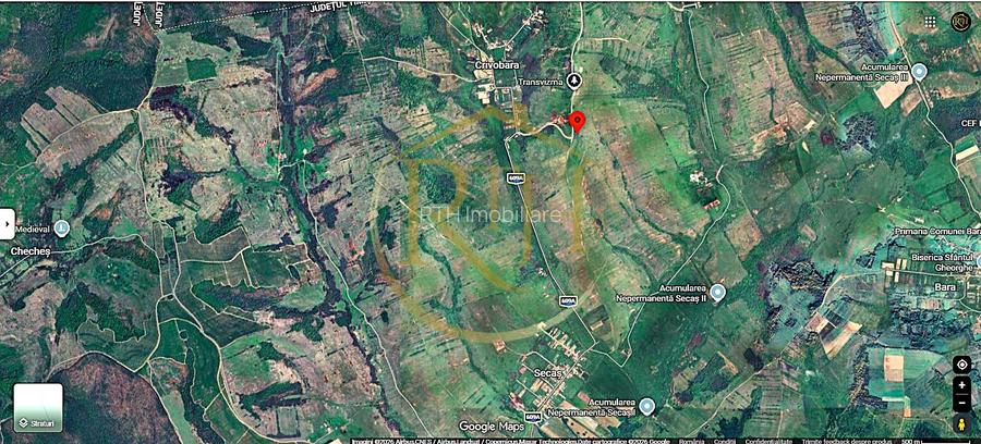 Terenuri extravilane de vânzare – Vizma & Crivobara, comuna Secaș, jud. Timiș - 9