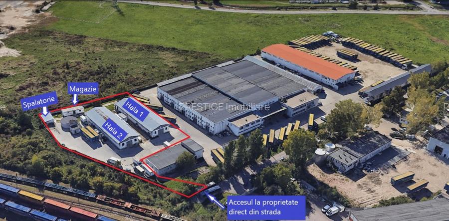 Proprietate industriala renovata | 2 hale de vanzare in zona Seleus - 2