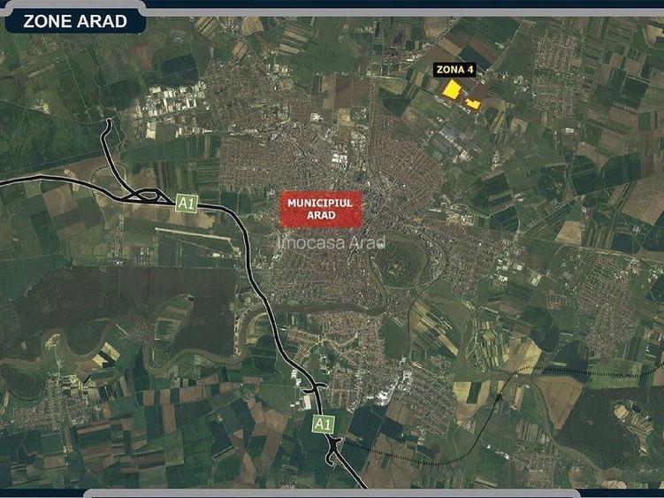 Teren extravilan industrial cu expunere potențiala Centura Arad - 2