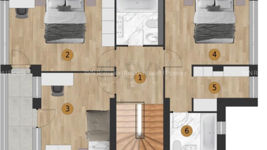 REV2004902 Vila noua Pipera - 4 camere - 7