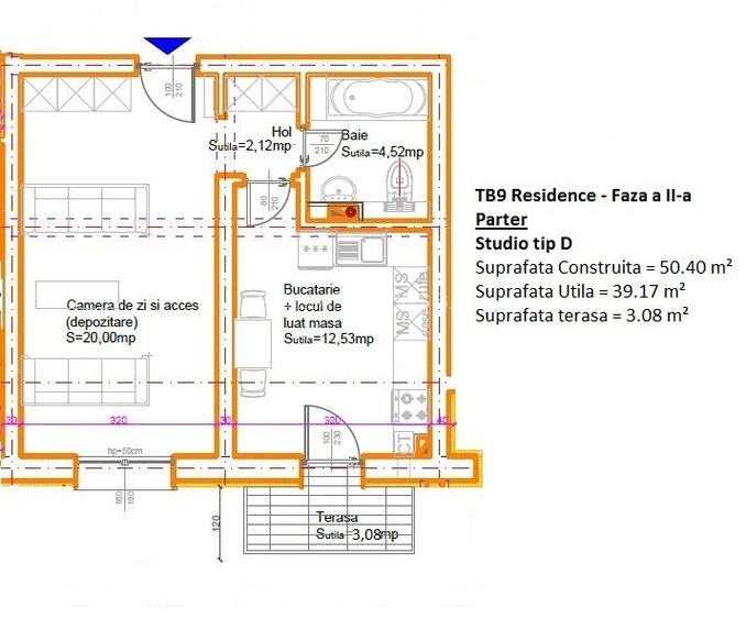 TB9 Residence | Faza a 2-a | Studio tip D | 0% comision - 5