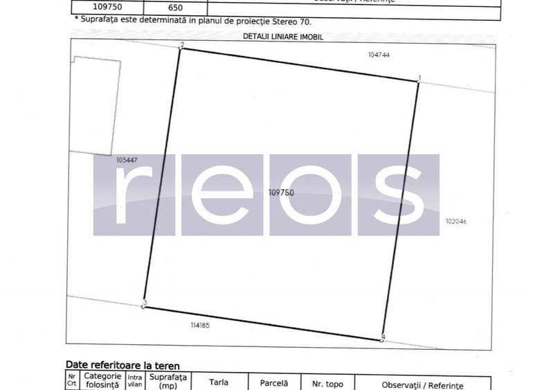 VANZRE-TEREN  - INTRAVILAN 650 mp deschidere 25 mp RASNOV -BRASOV - 7