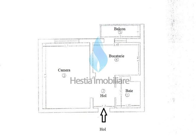 Apartament cu o camera, Moara de Foc-Canta. - 6