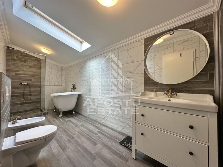 Penthouse 4 camere de vanzare, 2 bai complet mobilat si utilat - Giroc - 19
