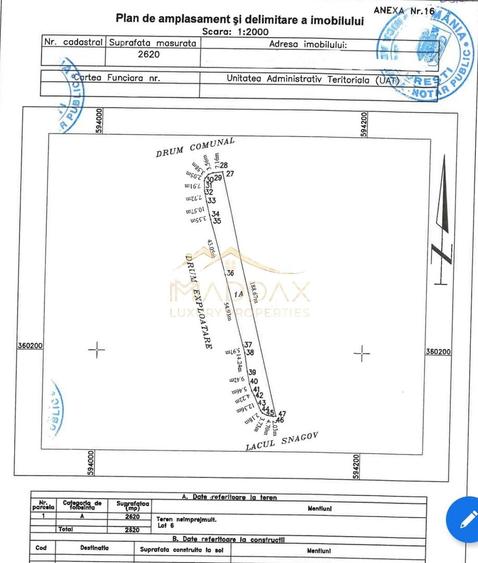 Teren intravilan ***15.000mp*** deschidere Lac Snagov 120ml // Snagov - 7