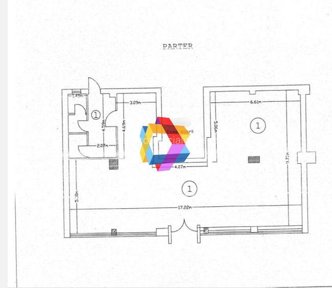 Spatiu comercial de închiriat  Brasov - 146 mp # spatii-comerciale-brasov.ro - 1