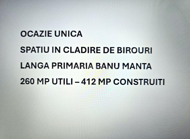 Spatiu birouri 260 mp utili cladire birouri langa Primaria Banu Manta - 7