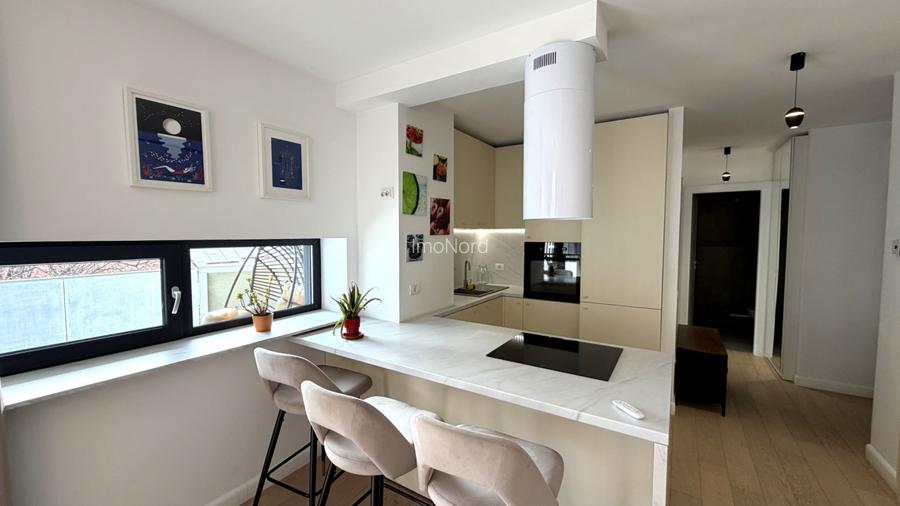 Apartament 2 camere de închiriat Aviatiei – bloc boutique 2022, terasă 16 mp - 2