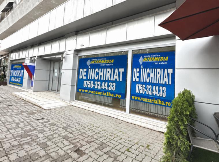 INCHIRIERE Spațiu comercial 173 mp. Vitrina Mare la Bulevard CETATE Alba Iulia