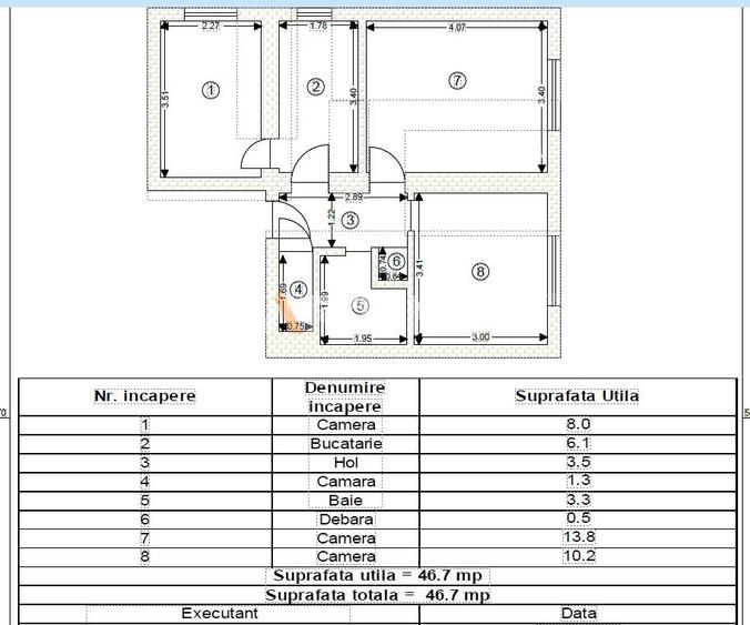 Apartament 3 camere Tudor Vladimirescu - 4
