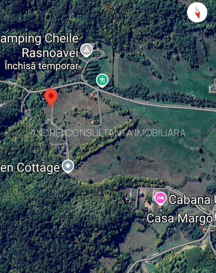 Vanzare 1266 mp teren superb Cheile Rasnoavei la munte langa padure si pensiuni - 7