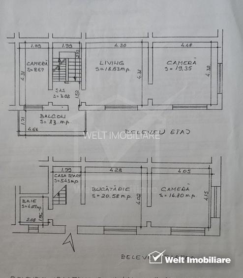 Casa alipita, singur in curte, 90 mp utili, anexe, teren 625mp, Db Rotund - 2
