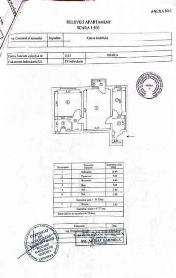 LIBERm, 2 camere, etaj intermediar in bloc cu lift, Viziru 3 - 7