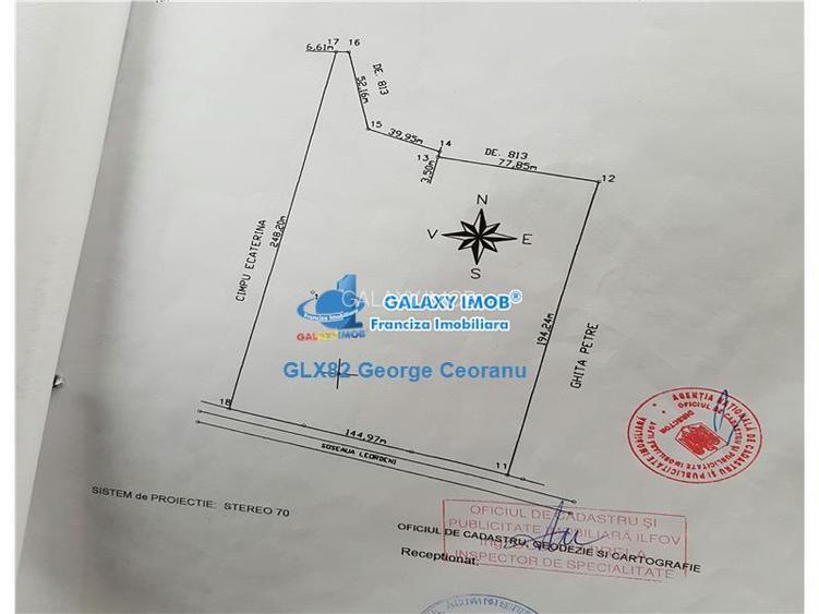 Vanzare teren intravilan stradal  sos Leordeni Baduc 5000mp - 6