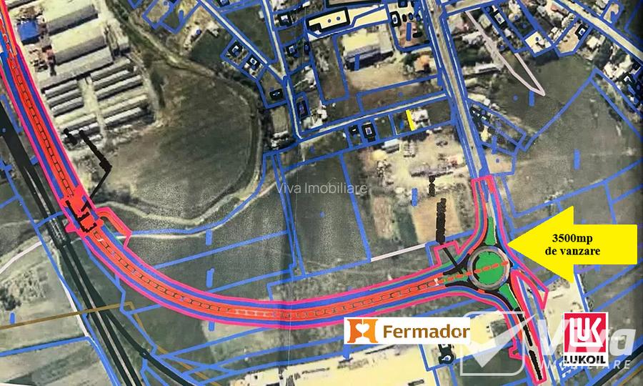 De închiriat teren 3500 MP – Deschidere la DN28 lângă LUKOIL - 2