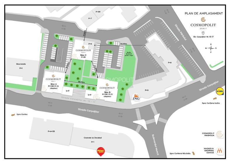 Apartament 4 camere Cosmopolit Zenit | Răcădău - 1