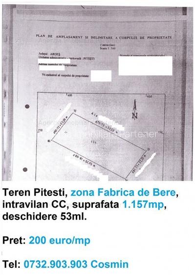 Teren pentru bloc,1.157mp, Fabrica de Bere - 2