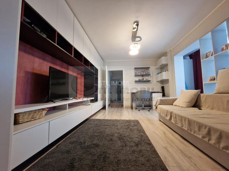 Liber, mobilat modern, apartament 3 camere, Tatarasi Posta, etaj 3/4 - 4