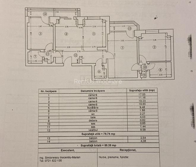 Mosilor/Eminescu/Dacia/Bloc Reabilitat/Ap 2 Camere la Cheie/ - 15